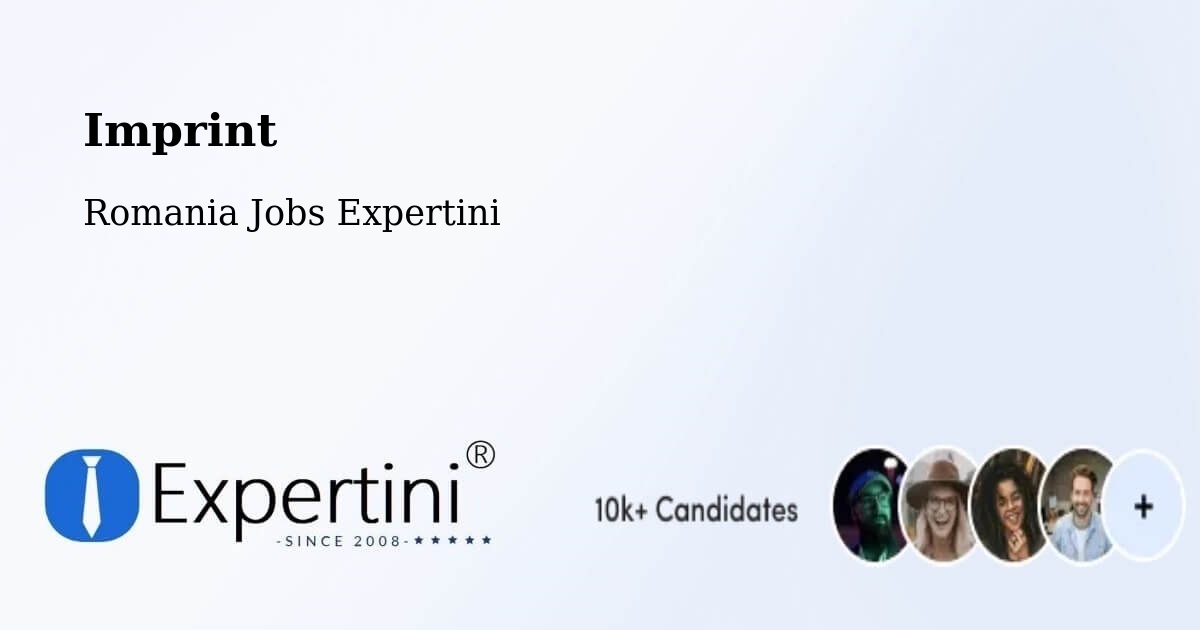 Imprint – Comuna Chichiş - Romania Jobs Expertini